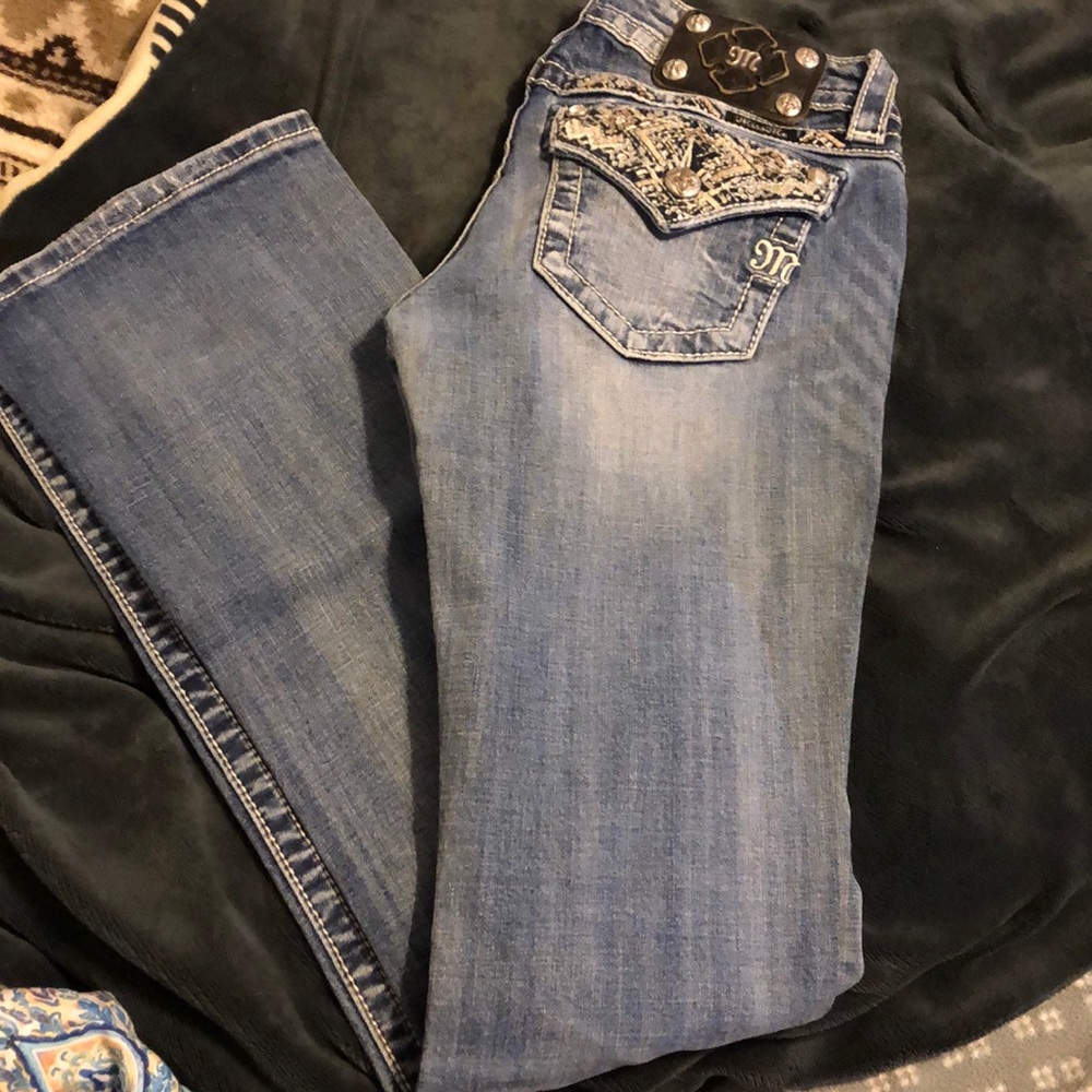 Womens Miss Me bootcut jeans